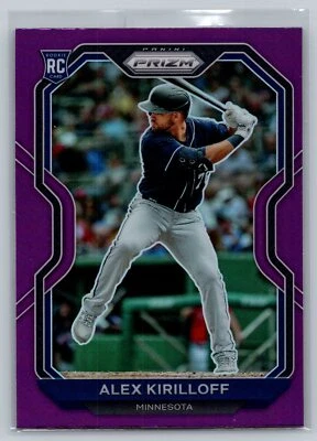 2021 Panini Prizm #194 Alex Kirilloff Rookie Purple Prizm Minnesota Twins - Image 1 of 2
