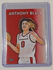 Anthony Black Limited Edition Artist Signed Arkansas Razorbacks Rookie Card 1/1