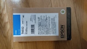 2021 ORYGINALNY EPSON T6032 CYAN TUSZ RYSIK PRO 7800 7880 9800 9880 FABRYCZNIE ZAPIECZĘTOWANY - Zdjęcie 1 z 1