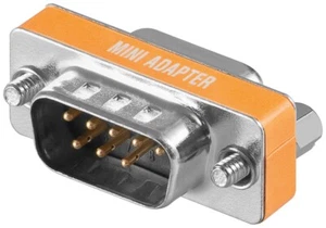 Goobay Nullmodem-Adapter - D-SUB/RS-232-Stecker (9-polig) > D-SUB/RS-232-Buchse - Afbeelding 1 van 2