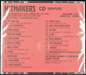 HITMAKERS CD SAMPLER "VOLUME 137 - JUNE 1998" CD COMPILATION PROMO *SEALED* - Picture 1 of 2