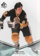 2011-12 SP Authentic Boston Bruins Hockey Card #53 Brad Park