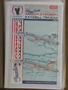 1/32 Eagle Strike F/A-18C FREEDOM HORNETS #3: USS Enterprise & Vinson Decal OOP - Picture 1 of 2
