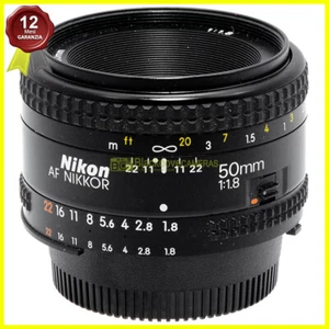 Nikon AF Nikkor 50mm f1,8 Obiettivo full frame per fotocamere. Made in Japan. - Foto 1 di 4