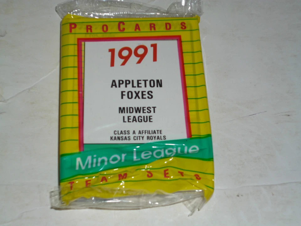 1991 PROCARDS APPLETON FOXES MINOR LEAGUE BASEBALL CARD SET FACTORY SEALED - Image 1 of 1
