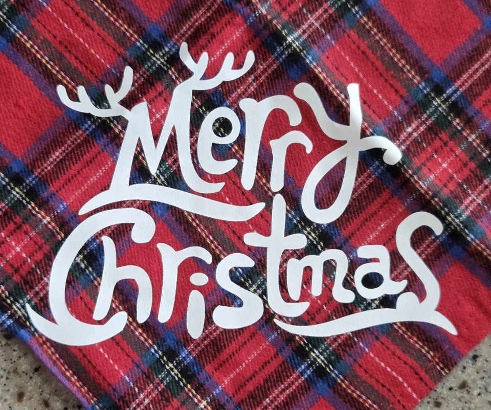 Set of Two Christmas Bandanas for Dogs - Image 1 of 4