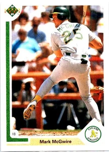 1991 Upper Deck #174 Mark McGwire Oakland Athletics Baseball Card - Picture 1 of 2