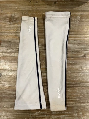 Rapha Classic Arm Warmers White/Navy Size Small - USED - Image 1 of 4