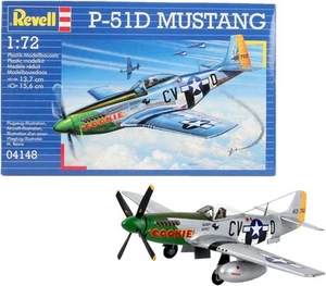 German Revell (Revell) 1/72 P-51D Mustang Plastic Model - Picture 1 of 7