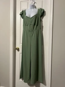 Persaya Jumpsuit grün Übergröße 2x Damen Sommer Stretch - Bild 1 von 11