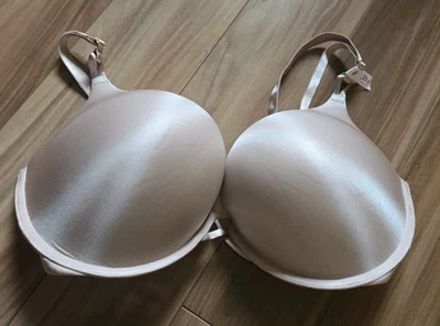 NWT Victorias secret add 2 cups padded push up bra 38DD Nude Macaron Bombshell - Image 1 of 4