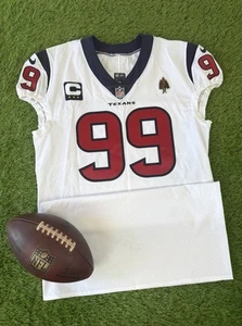 Maglia gioco Nike NFL Team Issued 2020 Houston Texans JJ Watt calcio autentica - Foto 1 di 9