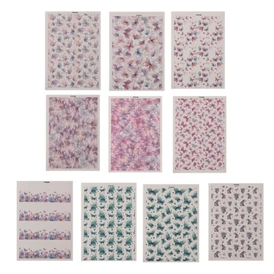 Butterfly Print Clay Transfer Sheets for Clay Earrings Jewelry Making - Bild 1 von 4