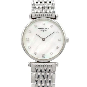 LONGINES La Grande Classique L4.209.4 Diamond 12PD White MOP SS Women Quartz - Picture 1 of 5