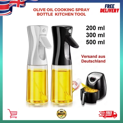 Olive Oil Spray Bottle 200ml Cooking Mister Sprayer BBQ Air Fryer Kitchen Tool - Image 1 of 4