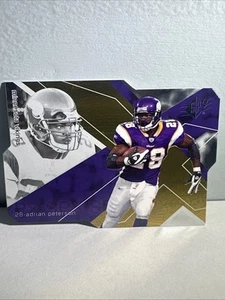 Upper Deck SPx Adrian Peterson Minnesota Vikings #2 2008 Die-Cut Football Card - Picture 1 of 3