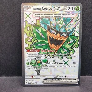 Teal Mask Ogerpon ex 166 Black Star Promo Full Art Pokemon - Picture 1 of 2