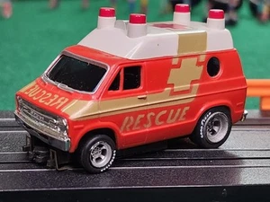 AFX 4 GEAR MAGNATRACTION DODGE STREET VAN, RESCUE VAN, NOS BODY. - Picture 1 of 8