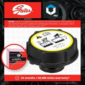 Radiator Cap fits RANGE ROVER Gates LR000243 Genuine Top Quality Guaranteed New - Picture 1 of 4