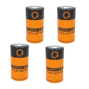 4pcs for Water Meter Gas Flow Meter 3.6V ER26500M 6000mAh Battery Without Plug - Bild 1 von 8