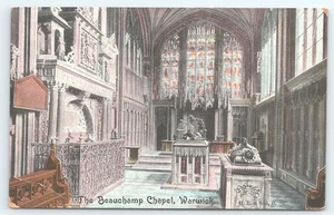 Postcard The Beauchamp Chapel Warwick England - Picture 1 of 3