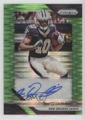 2018 Panini Prizm Rookie Neon Green Pulsar Tre'Quan Smith #RA-TQS Auto RC - Image 1 of 2
