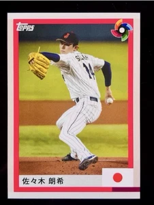 Roki Sasaki 2022 Topps World Baseball Classic #16 Team Samurai Japan🔥GO DODGERS - Picture 1 of 2