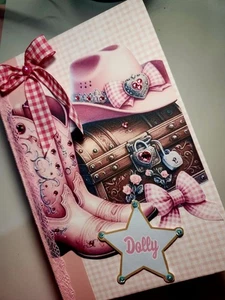 Junk Journal Handarbeit "DOLLY PARTON" anpassbar mit 100+ Teilen Ephemera! 54pgs - Bild 1 von 13