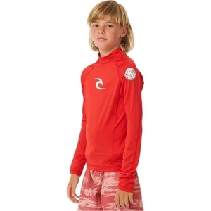 Rip Curl Kids Brand Wave Long Sleeve Surf Surfing UV Protect Rash Guard Vest - Picture 1 of 14