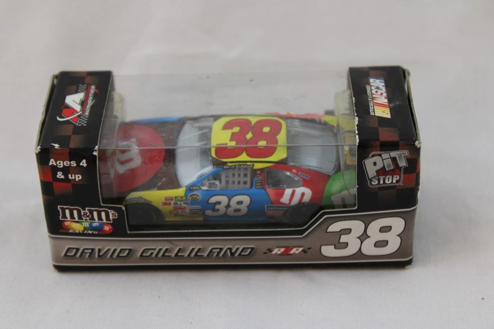 David Gilliland 2007 NASCAR Motorsports Authentics 1:64 Die-Cast M&Ms Ford #38 - Image 1 of 4