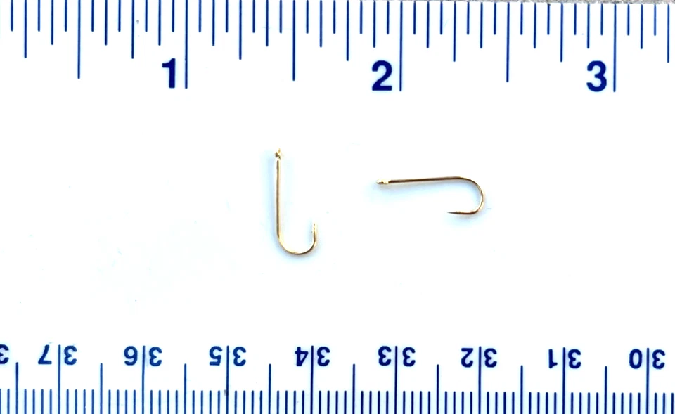 100 ganchos de pesca Aberdeen súper fuertes 9146 2X fuerza GT dorado talla 14 Foto 1 de 1