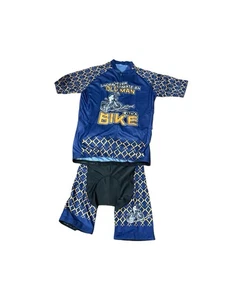 Never Underestimate An Old Man With A Bike Cycling Jersey w/Padded Bib Shorts - Picture 1 of 6