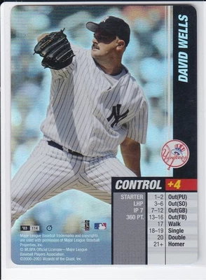 2003 MLB Showdown Trading Deadline David Wells Foil #114 Yankees - Image 1 of 2