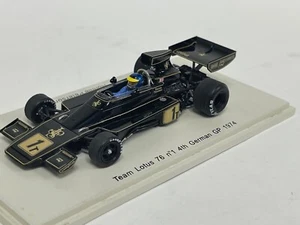 1/43 Spark F1 team Lotus 76 Test Car 1974 Ronnie Peterson JPS Customized - Picture 1 of 7