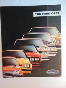 1983 FORD CARS Original Car Dealer Sales Brochure - Picture 1 of 1