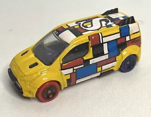 2014 HOTWHEELS FORD TRANSIT CONNECT 1:64 SCALE HW ART CARS SERIES - Picture 1 of 9