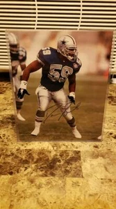 ** Darrin Smith NFL Dallas Cowboys Auto Autographed 8x10 Photo COA - Picture 1 of 2