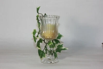 De colección Biedermann & Sons Vidrio Doble Propósito Candelabro Votivo Té Candelabro Foto 1 de 4