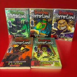 Goosebumps HorrorLand Book Bundle x5 by R.L. Stine - Ex Library Books Free Post - Picture 1 of 5