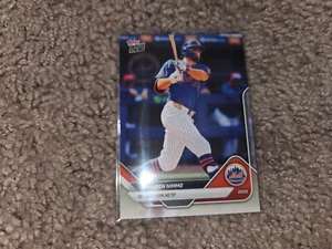 C58: 2025 TOPPS ROAD TO OPENING DAY BRANDON NIMMO METS #OD-174 - Picture 1 of 5