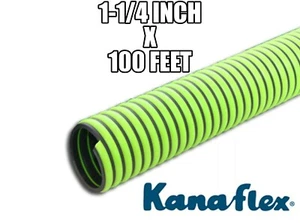 100' Rolle 1-1/4" Kanaflex 300 EPDM Septisch & Wasser Saug-/Ablaufschlauch - Bild 1 von 3