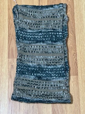 Alfani Infinity Scarf, Tan and Grey Knit - Изображение 1 из 2