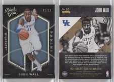 2016-17 Panini Black Gold Collegiate Holo White Gold /10 John Wall #61