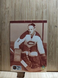 JACQUES PLANTE 🏆1991 Pro Set #341 NHL Hockey Card🏆FREE POST - Picture 1 of 2