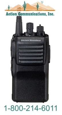 NEW VERTEX/STANDARD VX-414-2-5, VHF 150-162 MHZ, 5 WATT, 32 CH TWO WAY RADIO  - Image 1 of 2