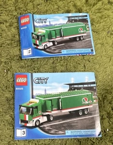 LEGO City 60025: Grand Prix LKW Bedienungsanleitung 2 & 3 KEINE STEINE - Bild 1 von 3