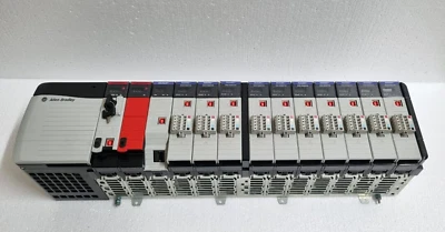 ALLEN BRADLEY CONTROLLOGIX FULL RACK 13 SLOT RACK SISTEMA COMPLETO CON 1756-L73S - Immagine 1 di 4