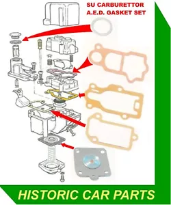 Auto Enrichment Device AED GASKET SET for SU Carbs on AUSTIN ROVER & JAGUAR CARS - Picture 1 of 1