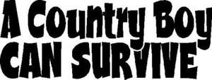 Hank Williams Jr Country Boy Can Survive decal  vinyl window sticker any color - Bild 1 von 2