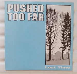 Pushed Too Far - Lost Time 7" EP, US, New, 1997, Blue marble vinyl, Hardcore - Picture 1 of 3